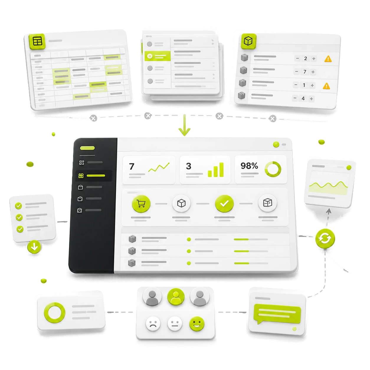 Spreadsheet and email work transformed into a familiar real-time dashboard tested with actual users